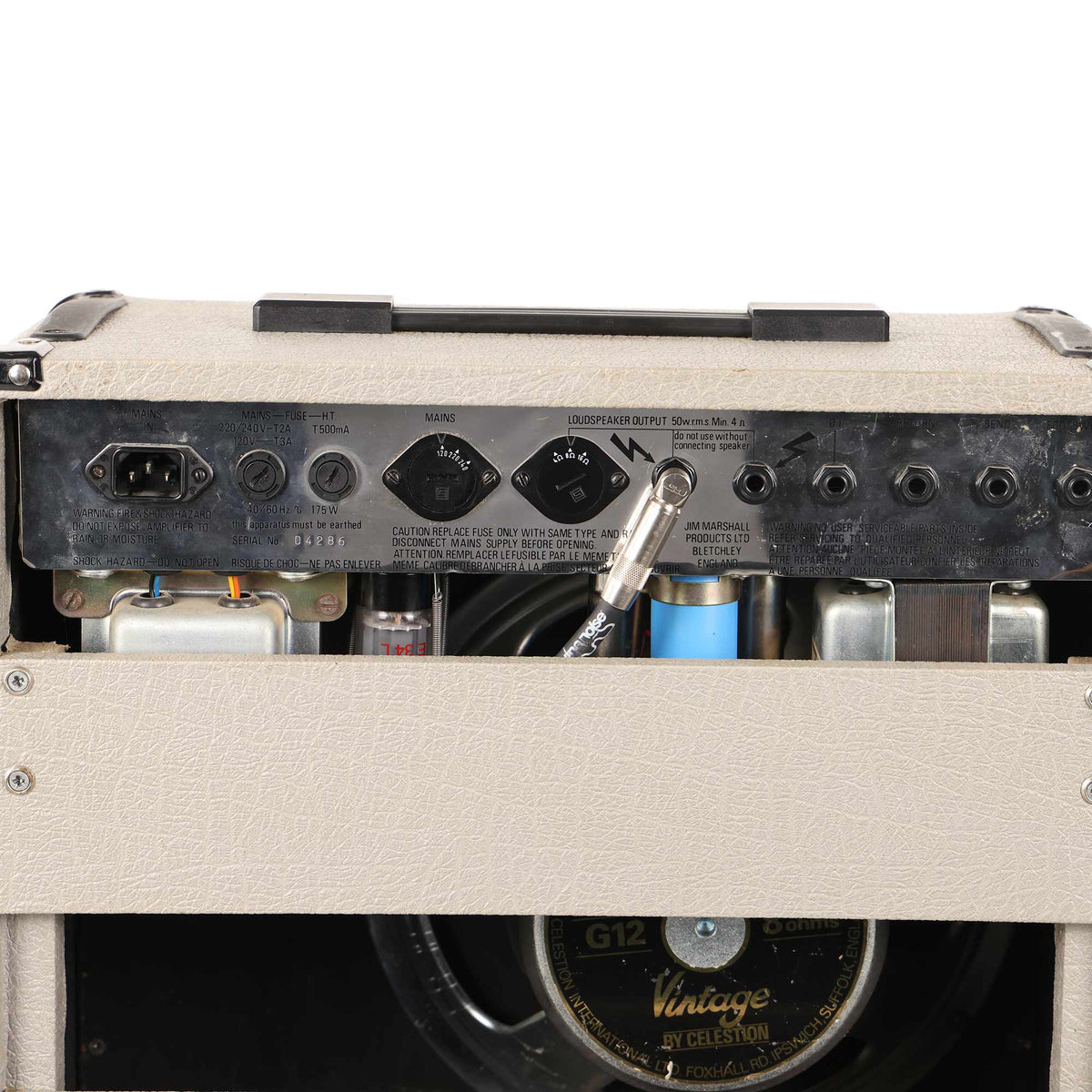1987 Marshall Silver Jubilee 2554 1x12 Combo — 5