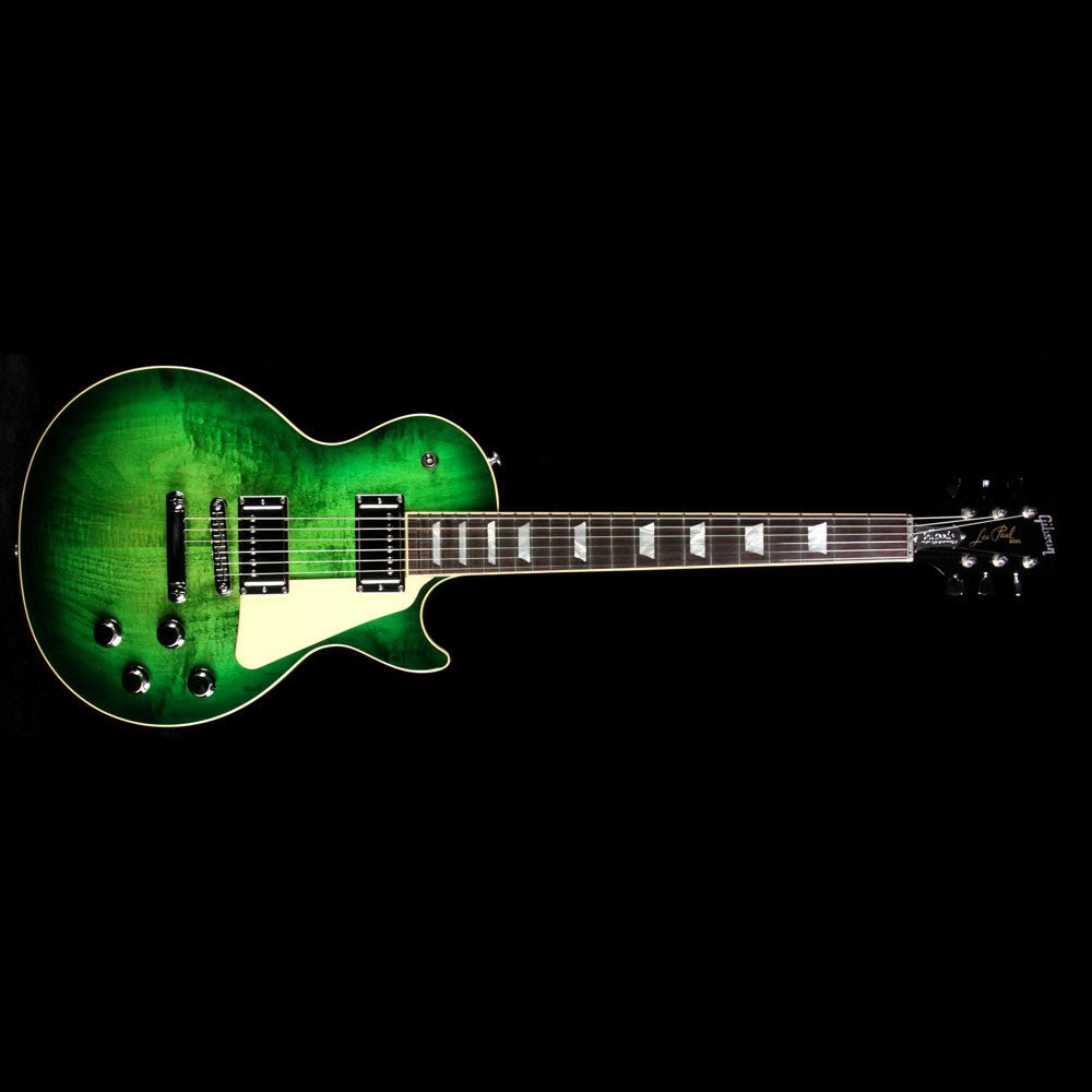 2017 Gibson Les Paul Classic HP Electric Guitar Green Ocean Burst — 2