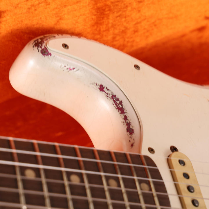 Fender Custom Shop '60 Stratocaster Roasted Alder Masterbuilt Jason Smith Olympic Pearl over Paisley