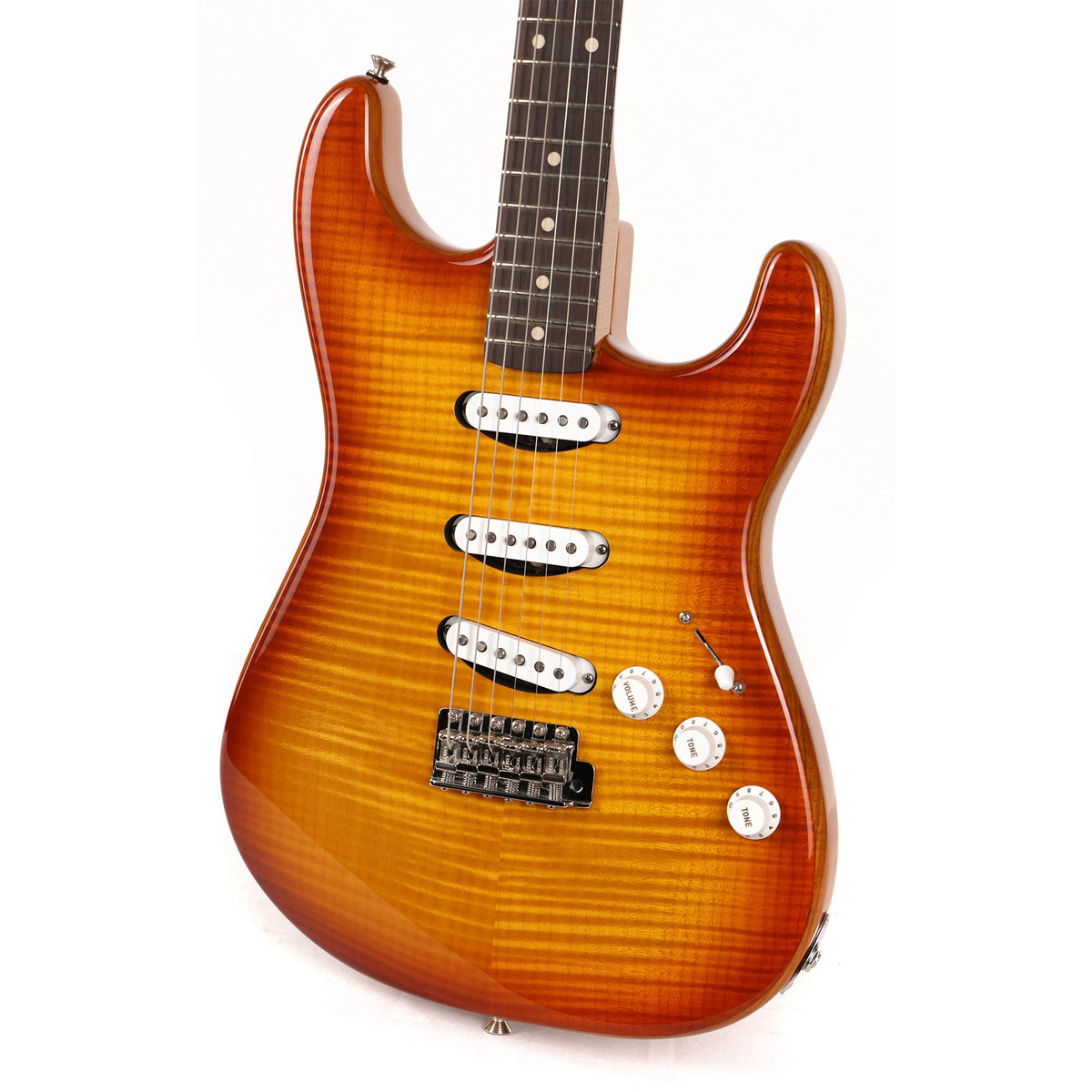 Fender Custom Shop 1963 Stratocaster Brazilian Rosewood Board Masterbuilt Yuriy Shishkov Tobacco Burst Edge Top — 5
