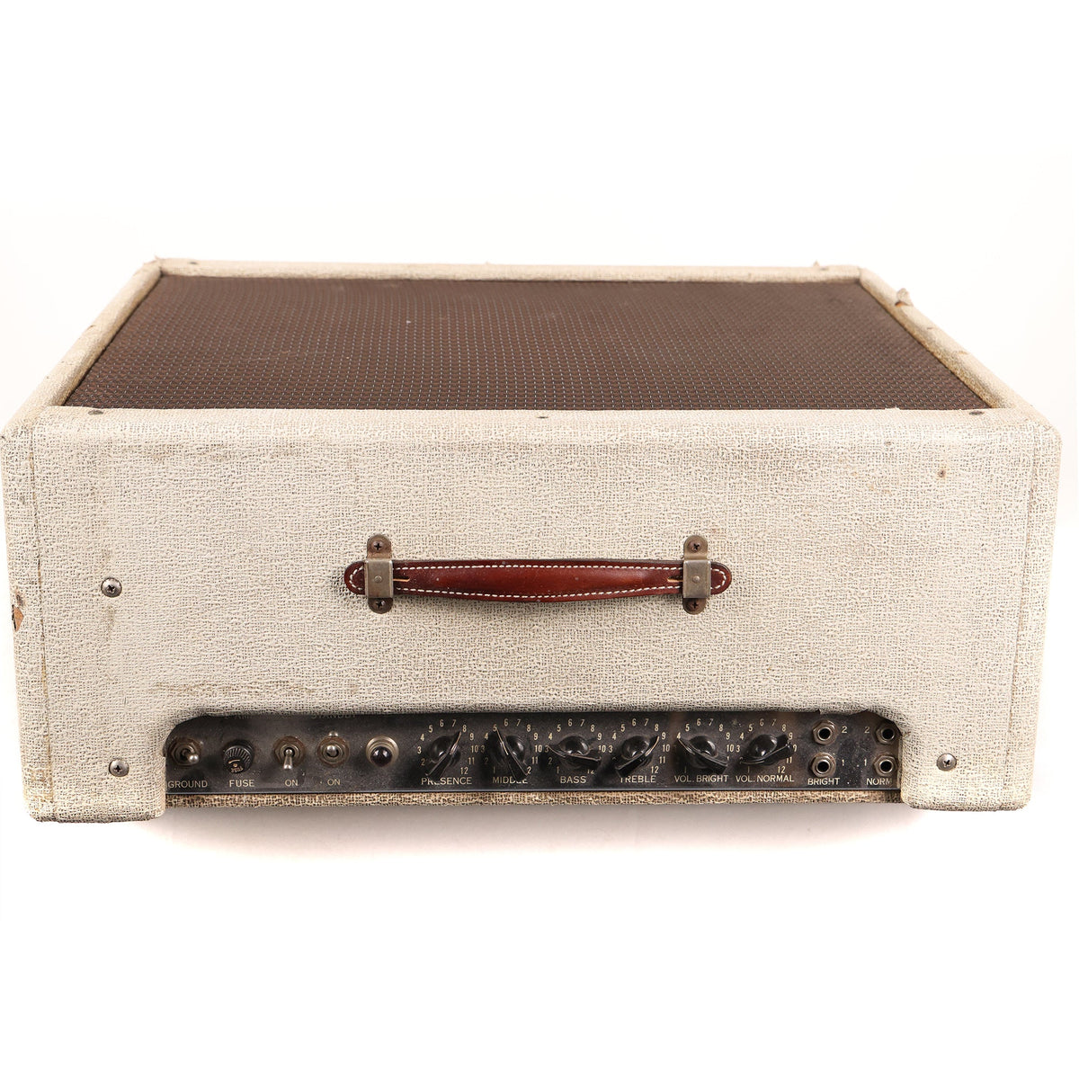1959 Fender Bassman 5F6-A 4x10 Amplifier White - Local Pickup Only — 4