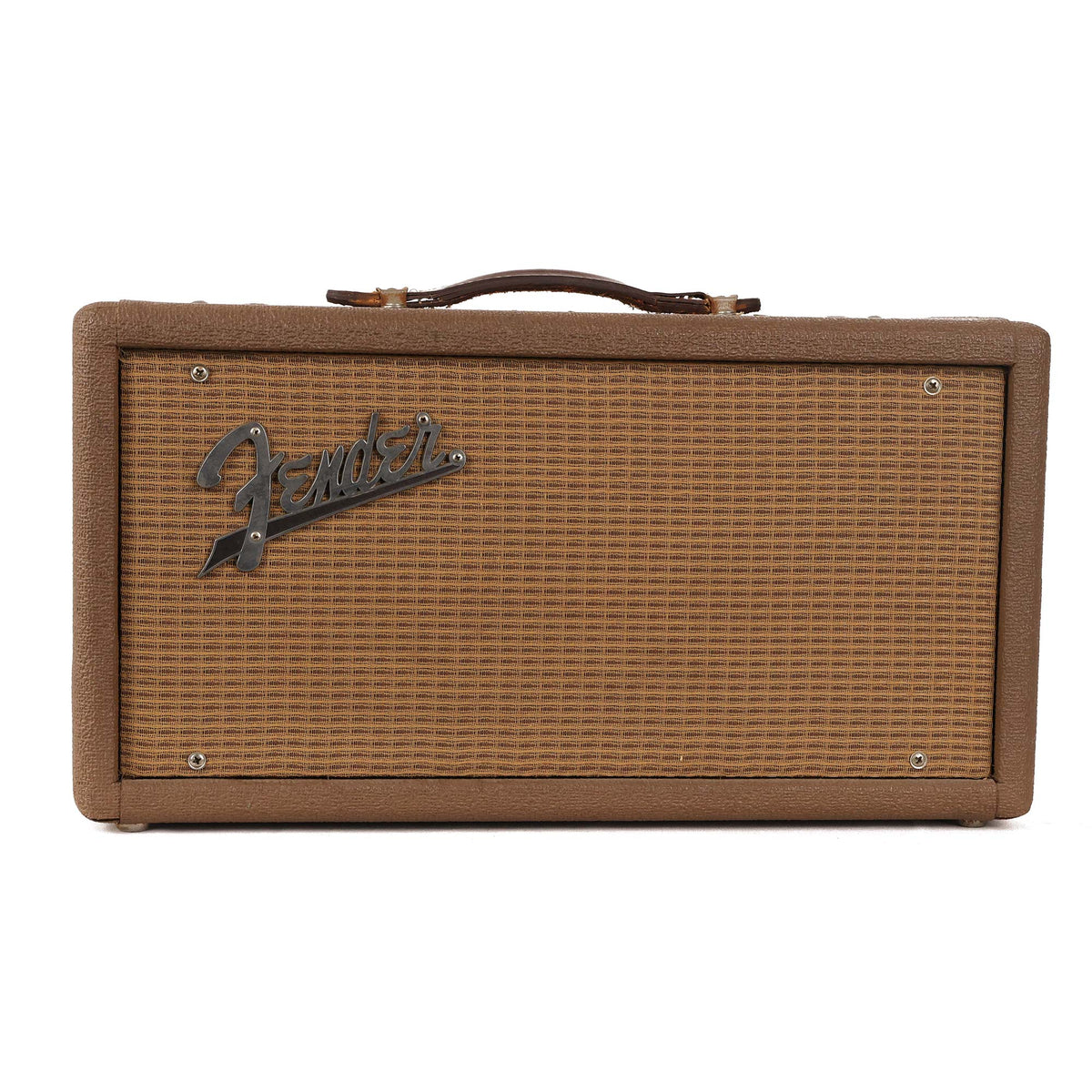 1962 Fender Reverb Tank Brown Tolex — 2