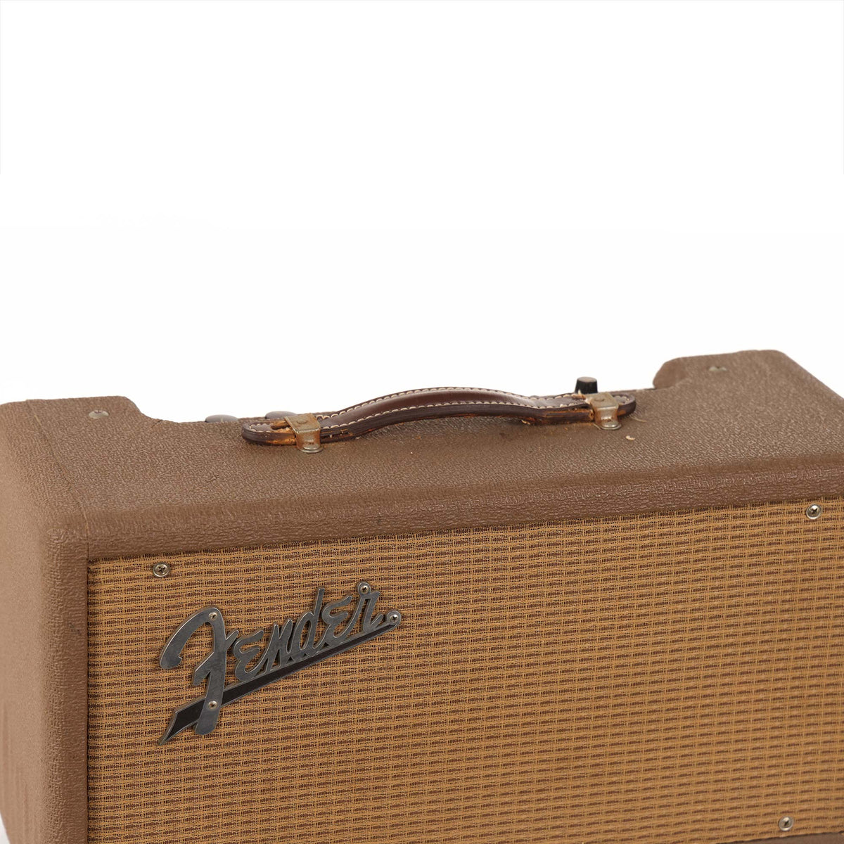 1962 Fender Reverb Tank Brown Tolex — 5