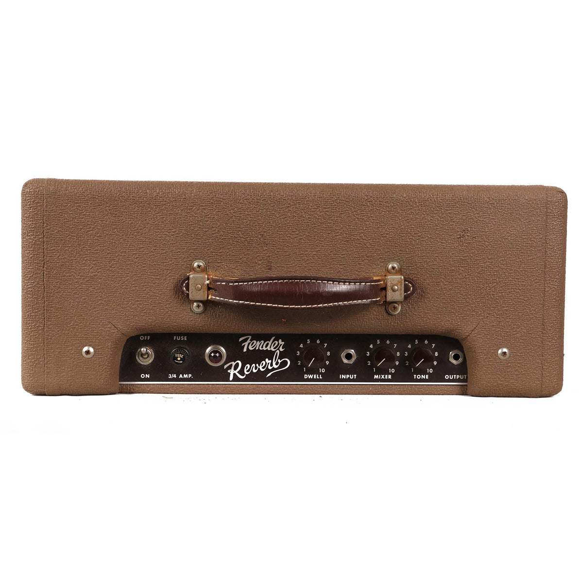 1962 Fender Reverb Tank Brown Tolex — 3