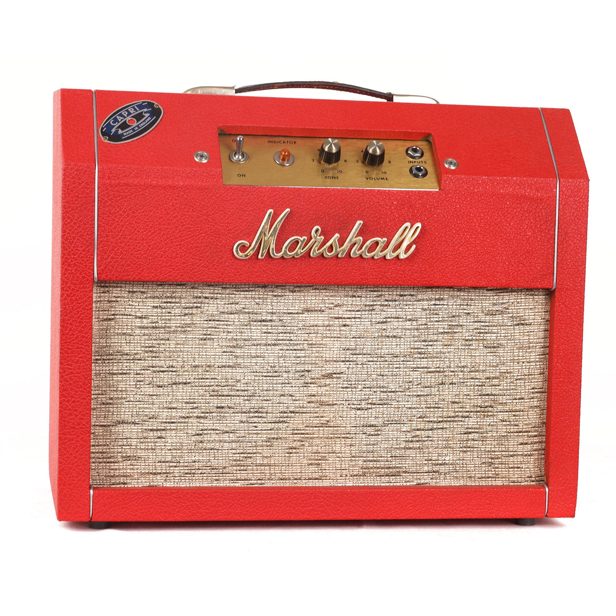 1960s Marshall Capri Combo Amplifier Red Tolex — 2