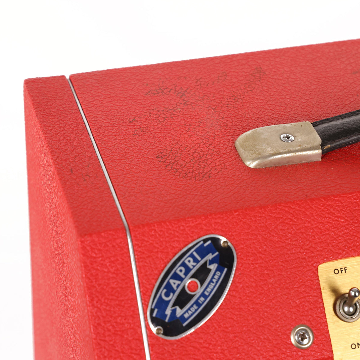 1960s Marshall Capri Combo Amplifier Red Tolex — 4