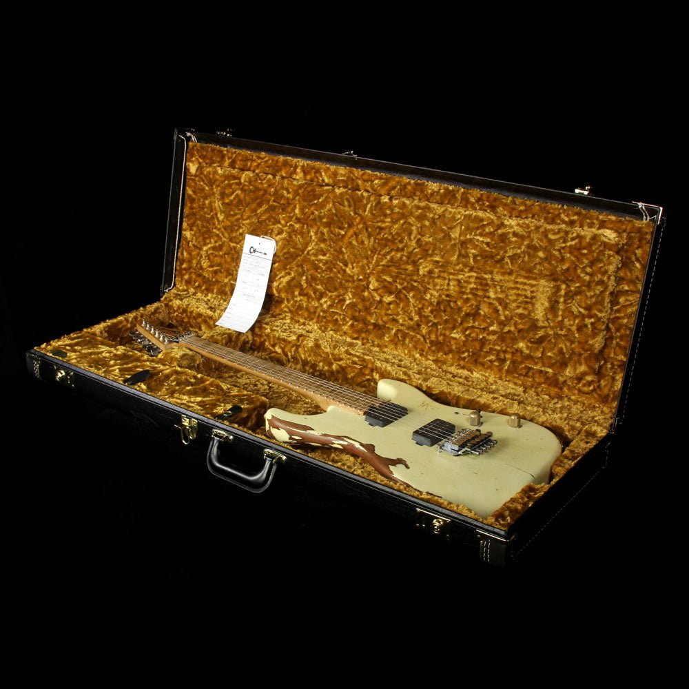 Charvel Custom Shop Nitro Aged and Roasted San Dimas Electric Guitar Vanilla Shake — 5