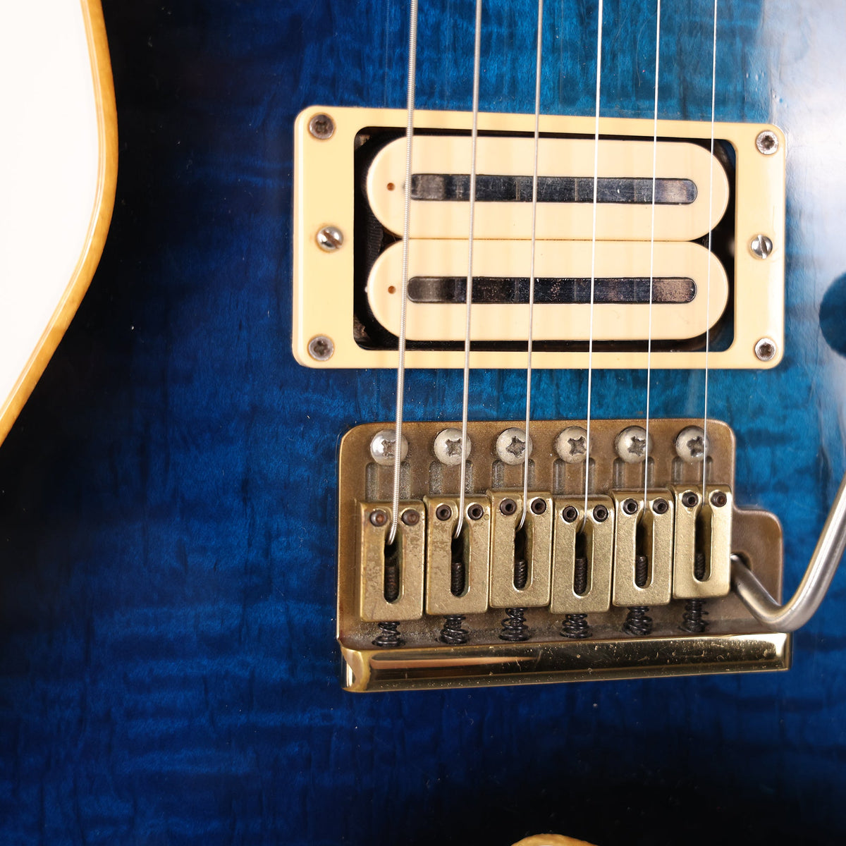 1980 Charvel 'Pre-Production' Star Flame Maple Transparent Blue — 10