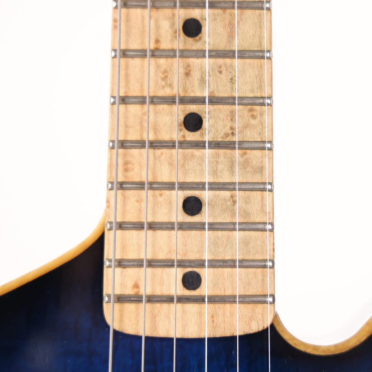 1980 Charvel 'Pre-Production' Star Flame Maple Transparent Blue — 8
