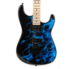 Charvel USA San Dimas Style 1 HH Flame Graphic Blue 2010