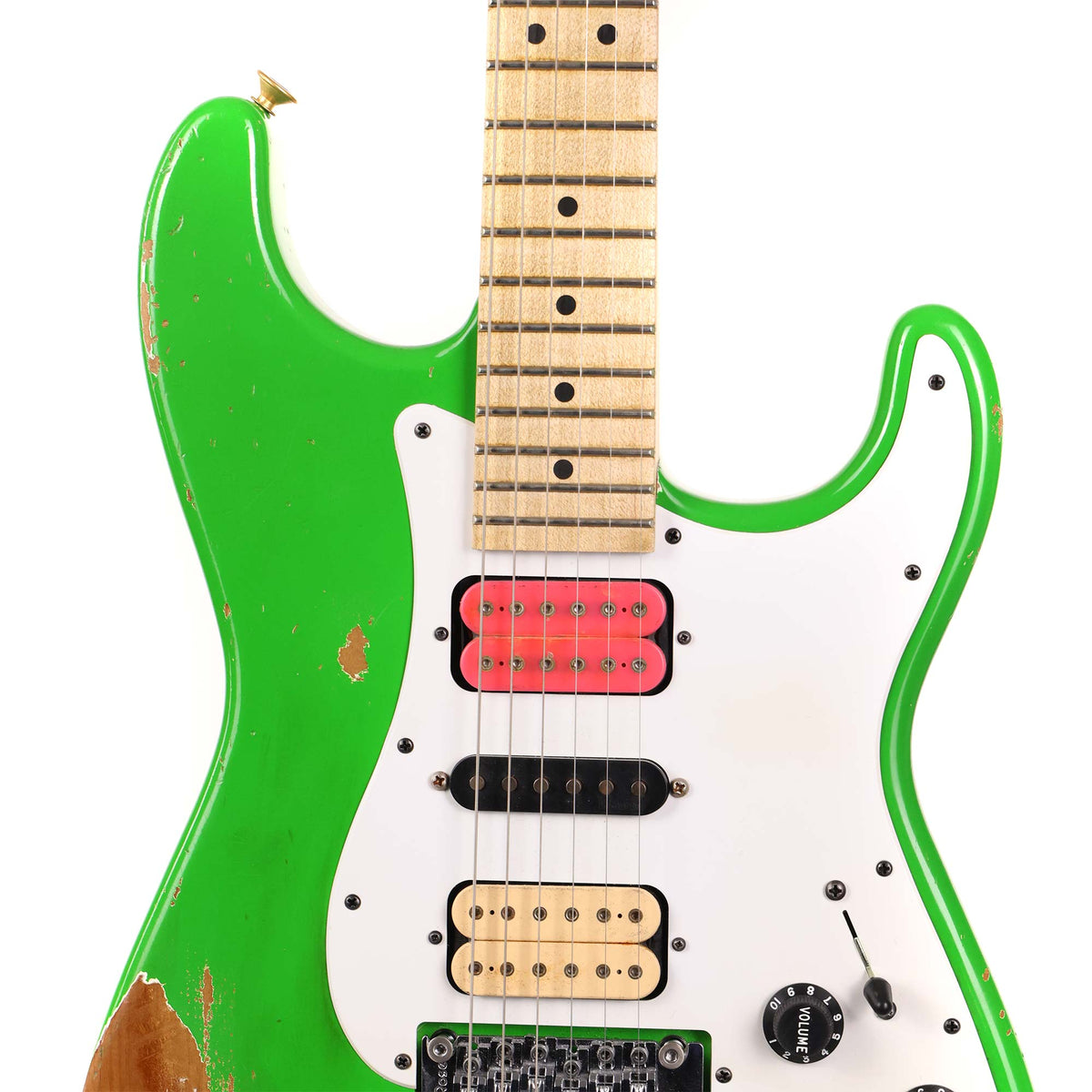 Charvel Custom Shop So Cal HSH Nitro Aged Slime Green 2022 — 4