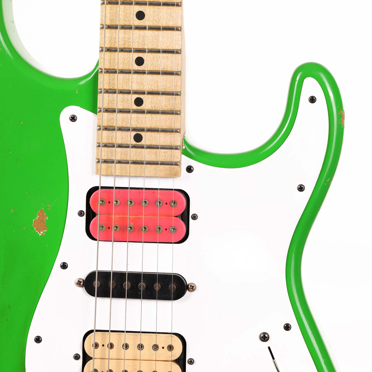 Charvel Custom Shop So Cal HSH Nitro Aged Slime Green 2022 — 7