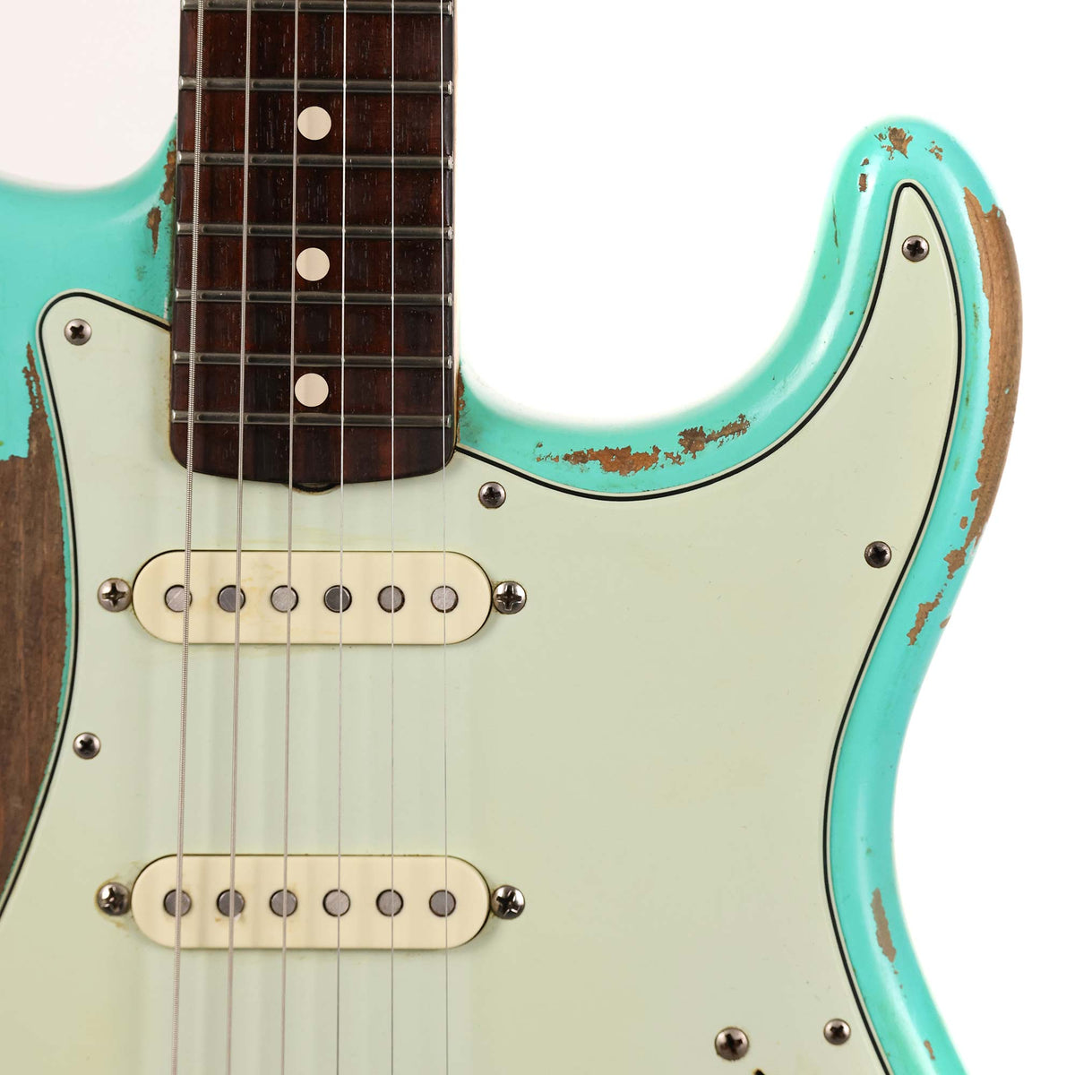 Fender Custom Shop 1962 Stratocaster Ultimate Relic Seafoam Green Masterbuilt Jason Smith 2015 — 6