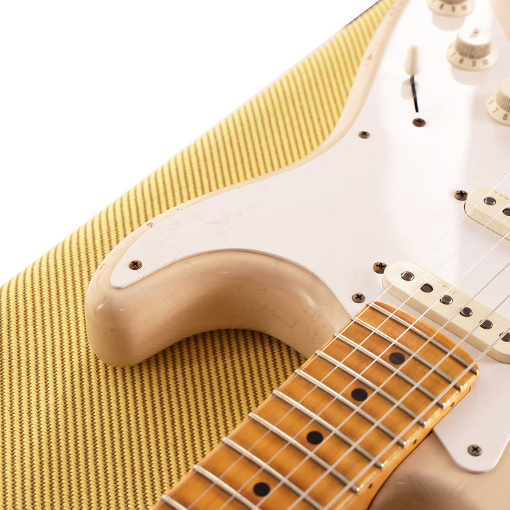 Fender Custom Shop Eric Clapton Stratocaster Journeyman Relic Masterbuilt Todd Krause Aged White Blonde