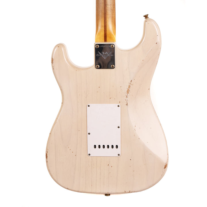 Fender Custom Shop Eric Clapton Stratocaster Journeyman Relic Masterbuilt Todd Krause Aged White Blonde