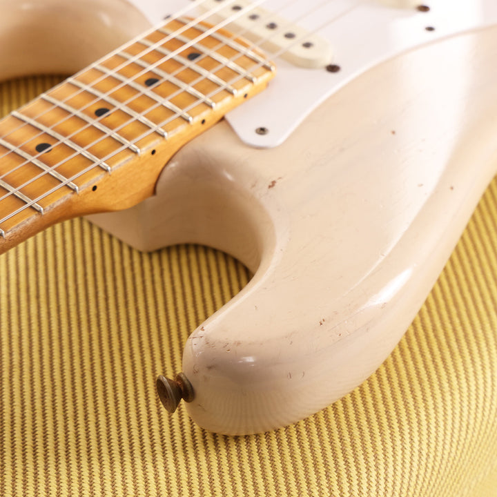 Fender Custom Shop Eric Clapton Stratocaster Journeyman Relic Masterbuilt Todd Krause Aged White Blonde