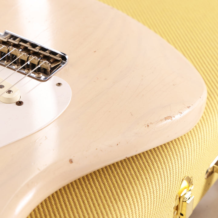 Fender Custom Shop Eric Clapton Stratocaster Journeyman Relic Masterbuilt Todd Krause Aged White Blonde