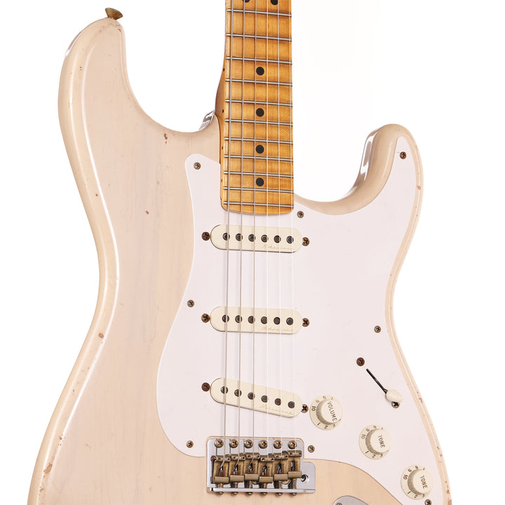 Fender Custom Shop Eric Clapton Stratocaster Journeyman Relic Masterbuilt Todd Krause Aged White Blonde