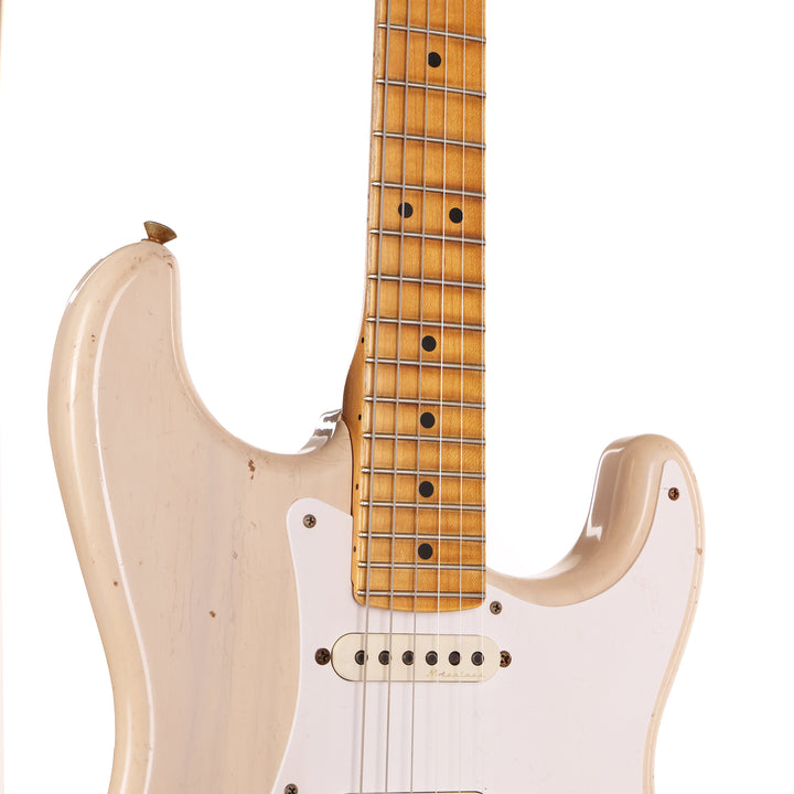 Fender Custom Shop Eric Clapton Stratocaster Journeyman Relic Masterbuilt Todd Krause Aged White Blonde