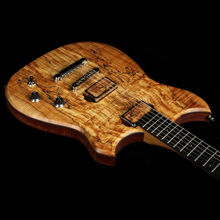 Dunable Yarnhawk Electric Guitar Spalt Maple Top Natural Satin