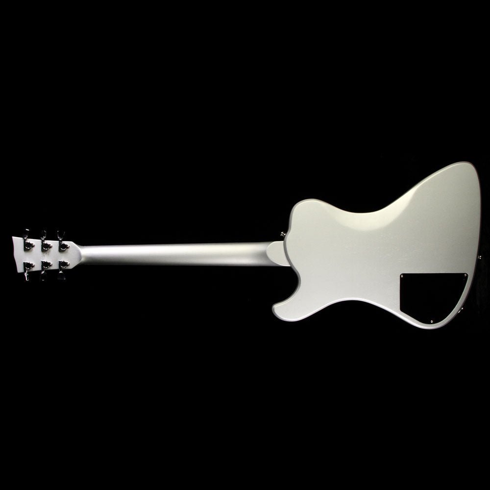 Dunable R2 Electric Guitar Satin Silver with Pearloid Pickguard — 3