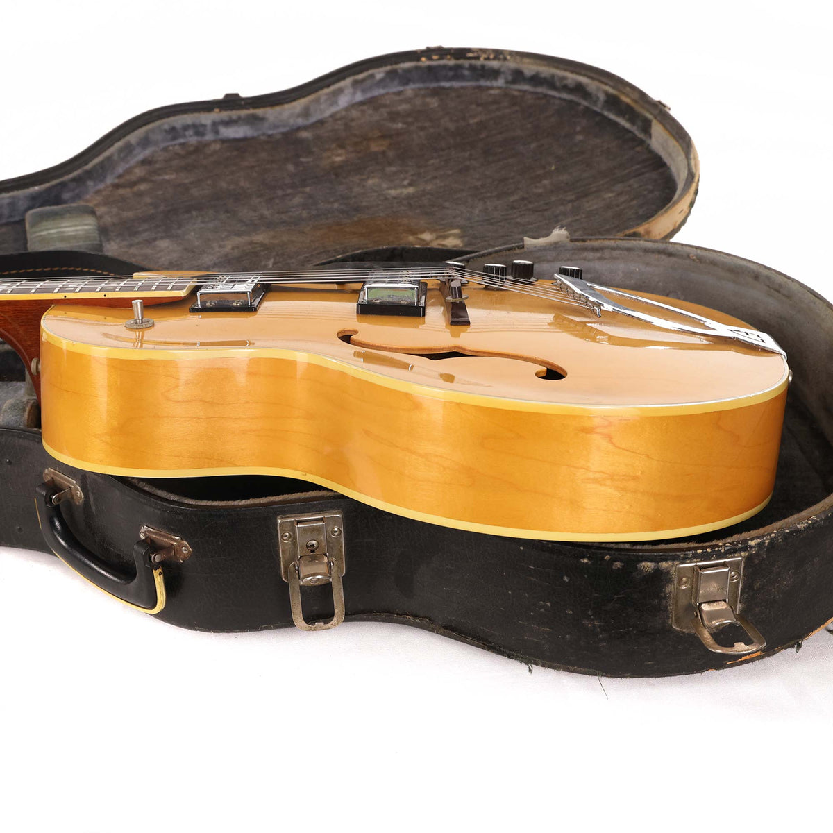 1976 Guild CE-100 Archtop Guitar Blonde — 5