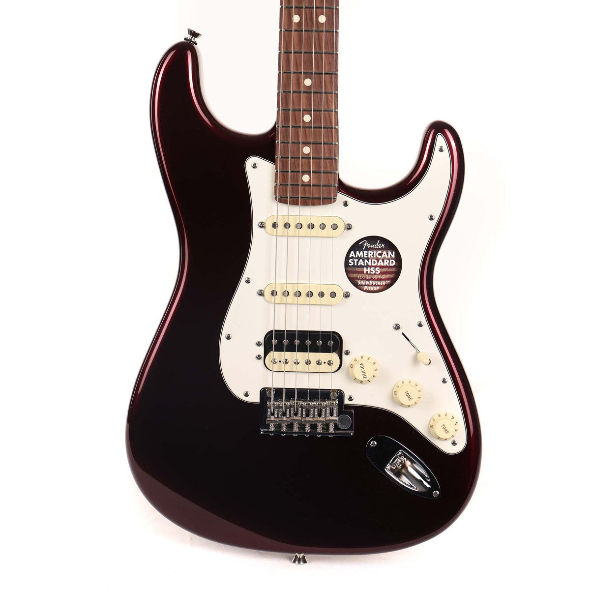 Fender American Standard Stratocaster HSS Shawbucker Bordeaux Metallic 2015 — 1