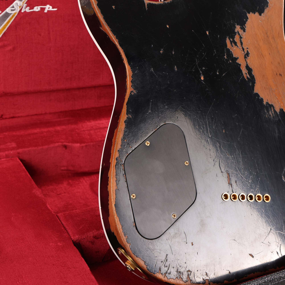 Fender Custom Shop '67 Set Neck Stratocaster Masterbuilt Austin MacNutt Relic Black — 13