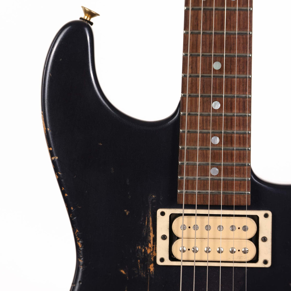 Charvel Custom Shop San Dimas Nitro Aged Navy Blue Metallic 2024 — 4