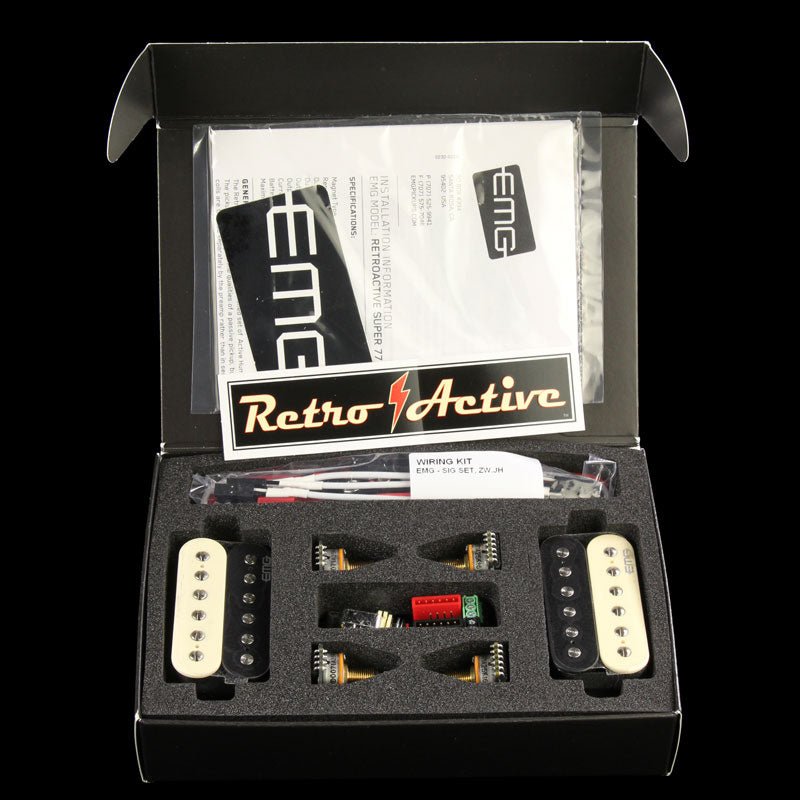EMG Retro Active Super 77 Humbucker Set Electric Guitar Pickup Set