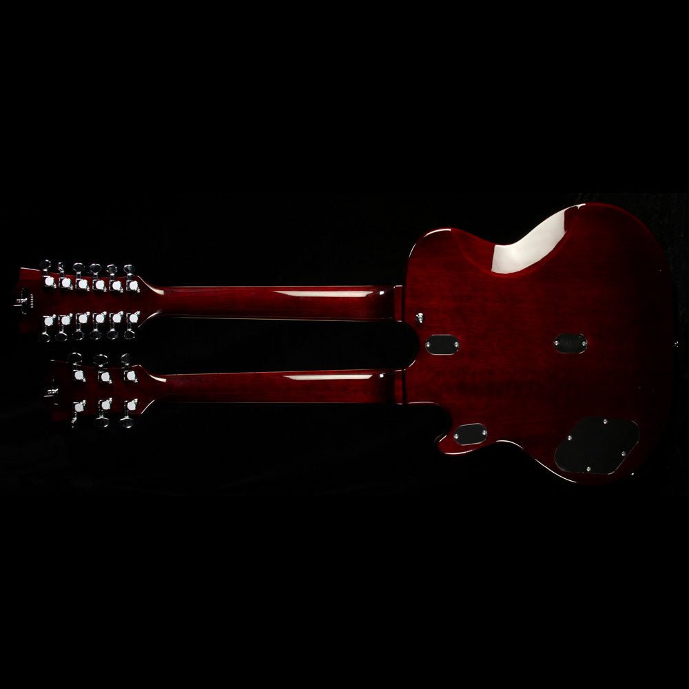 D'Angelico Premier Series Doubleneck Electric Guitar Trans Wine — 3