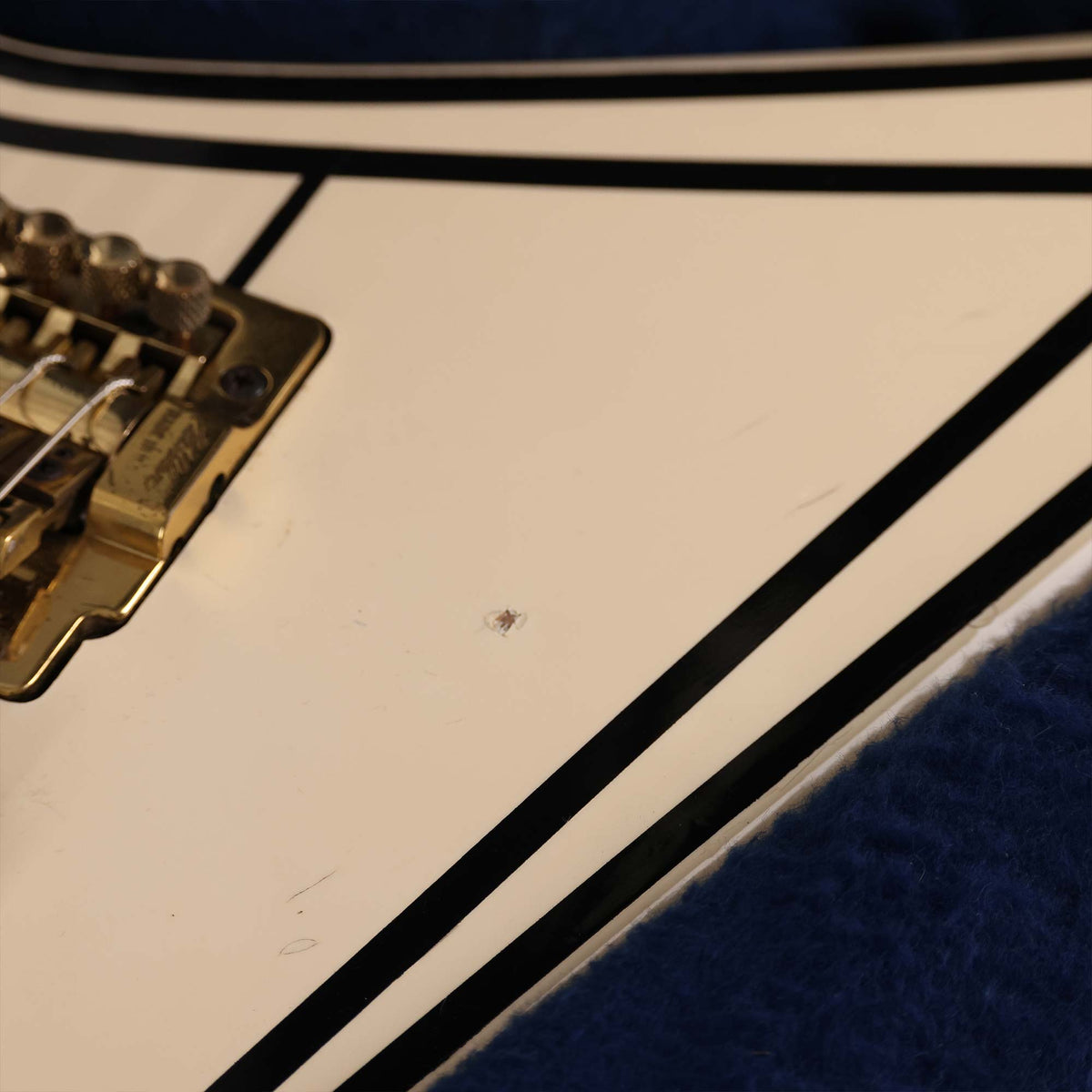 1983 Jackson RR 'Short Wing' Guitar White with Black Pinstripes — 4
