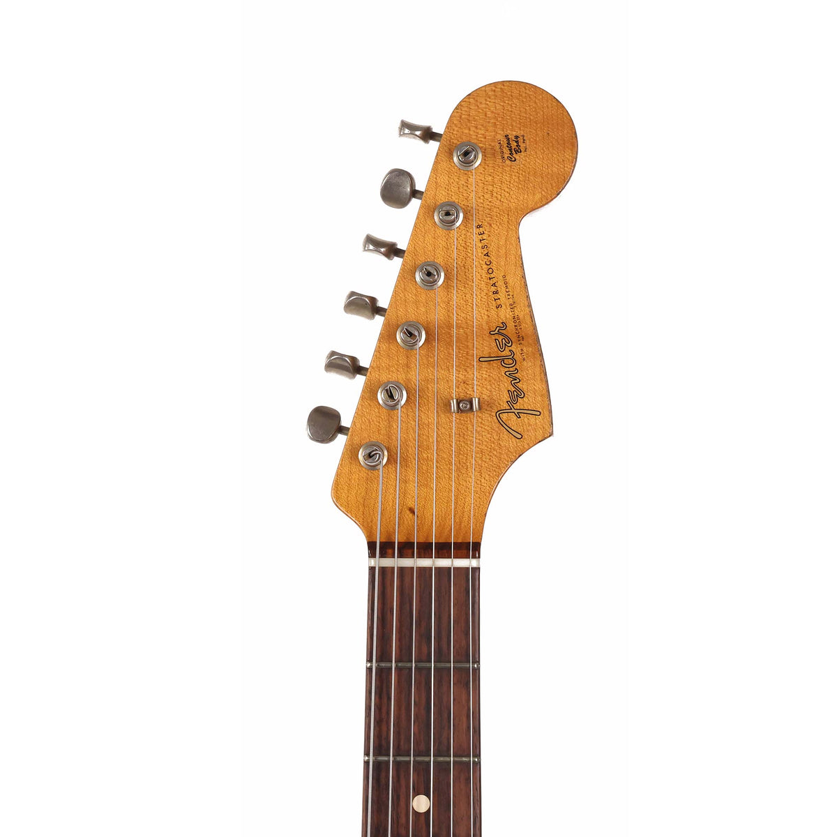 Fender Custom Shop '60s Roasted Mahogany Stratocaster Heavy Relic Olympic White 2017 — 8