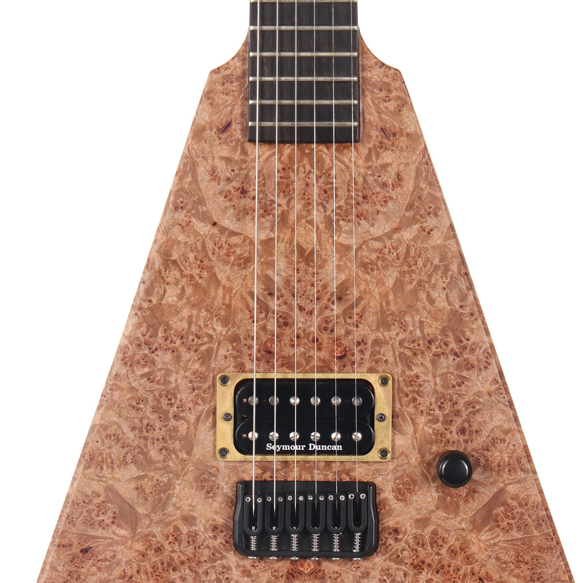 Vicious Guitars Kage Burl Maple Guitar Natural Used — 4