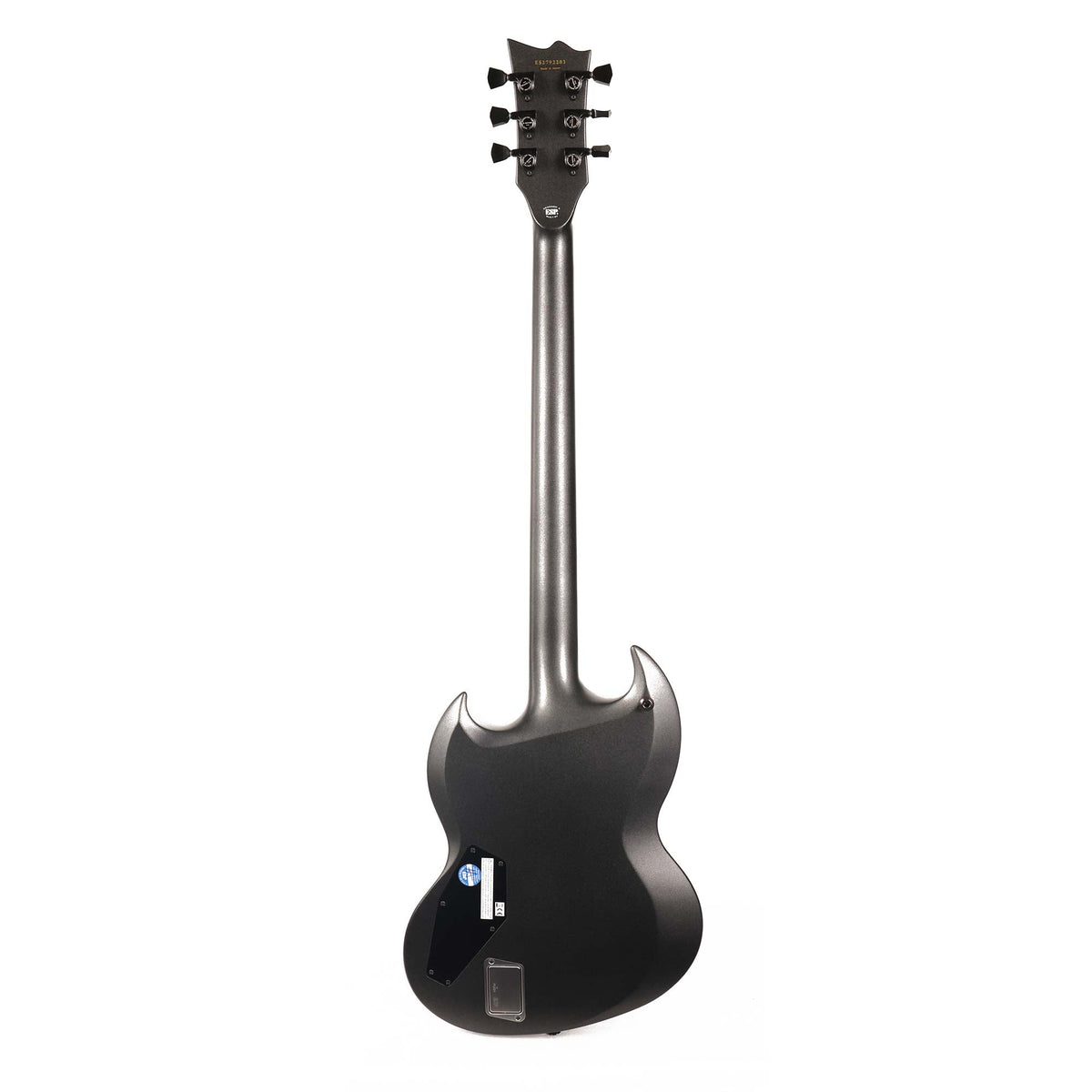 ESP E-II Viper Baritone Charcoal Metallic Satin Used — 3