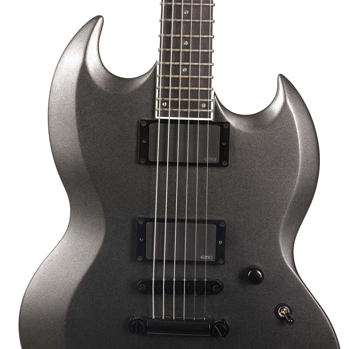 ギター ESP E-II Viper Charcoal ESP E-II Viper Baritone | Reverb
