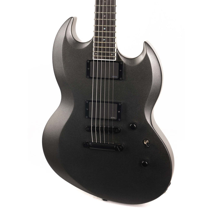 ESP E-II Viper Baritone Charcoal Metallic Satin Used