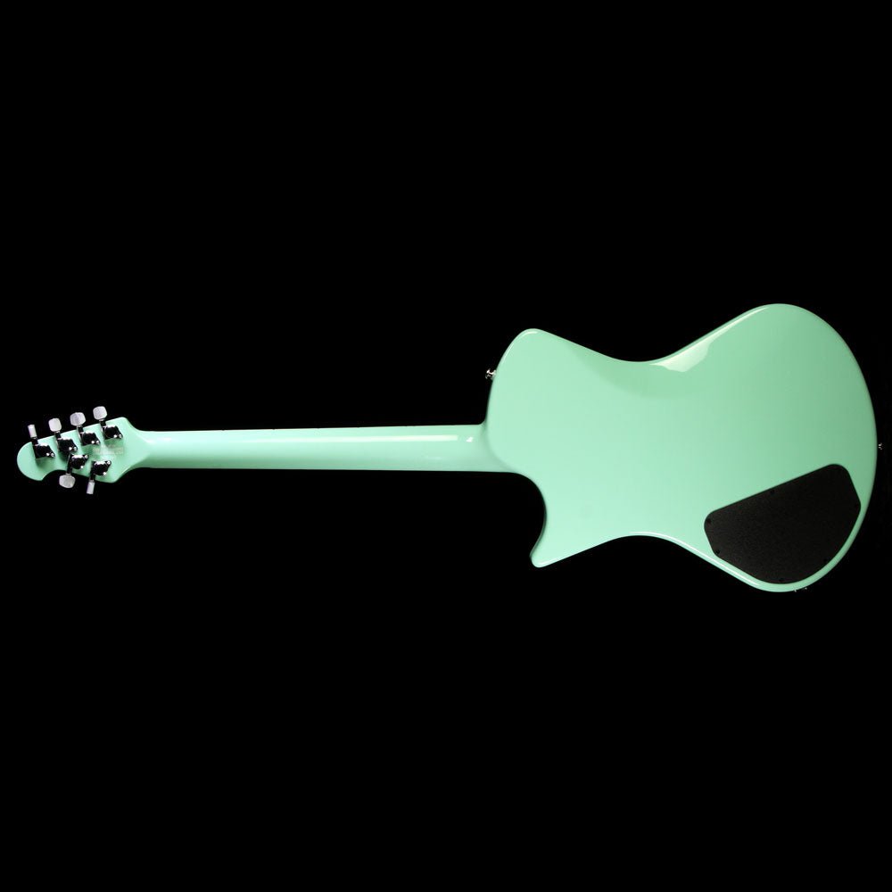 Ernie Ball Music Man Armada Electric Guitar Mint Green and Pearl White — 3