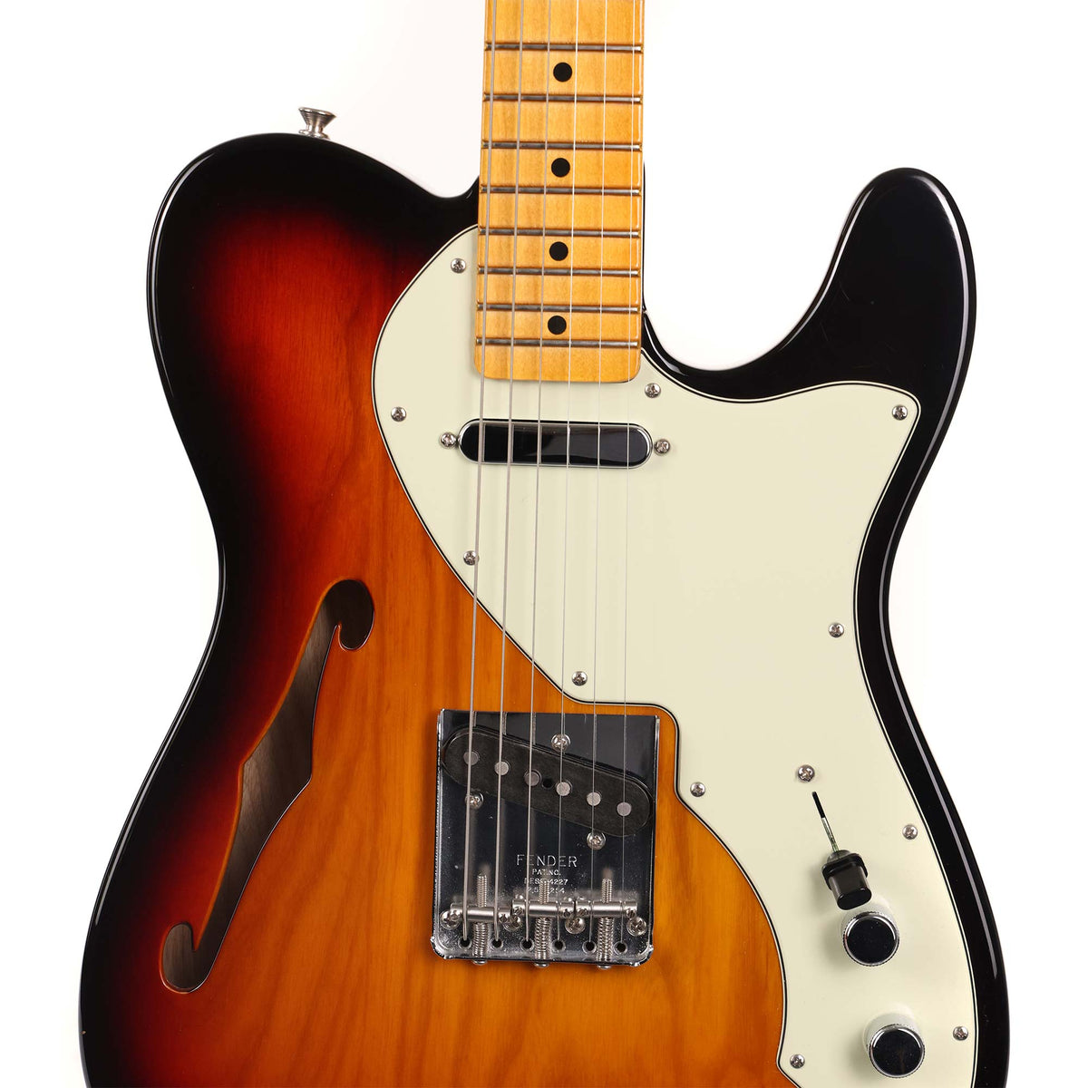 Fender American Original '60s Telecaster Thinline 3-Color Sunburst 2019 — 4