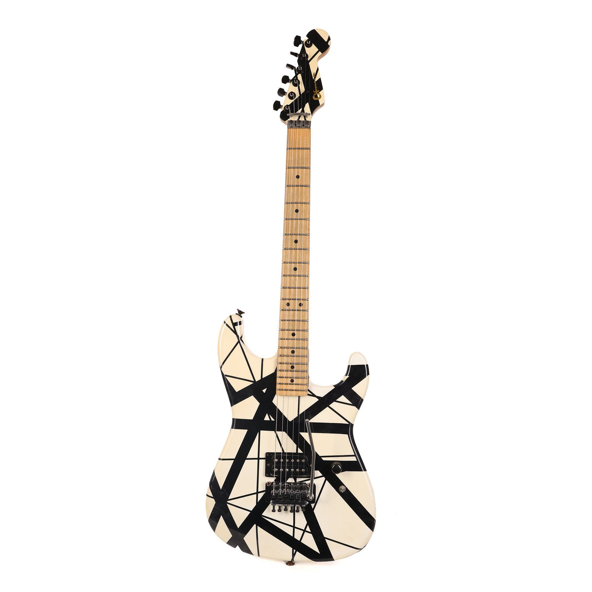 1983 Charvel Black and White Striped Guitar — 2