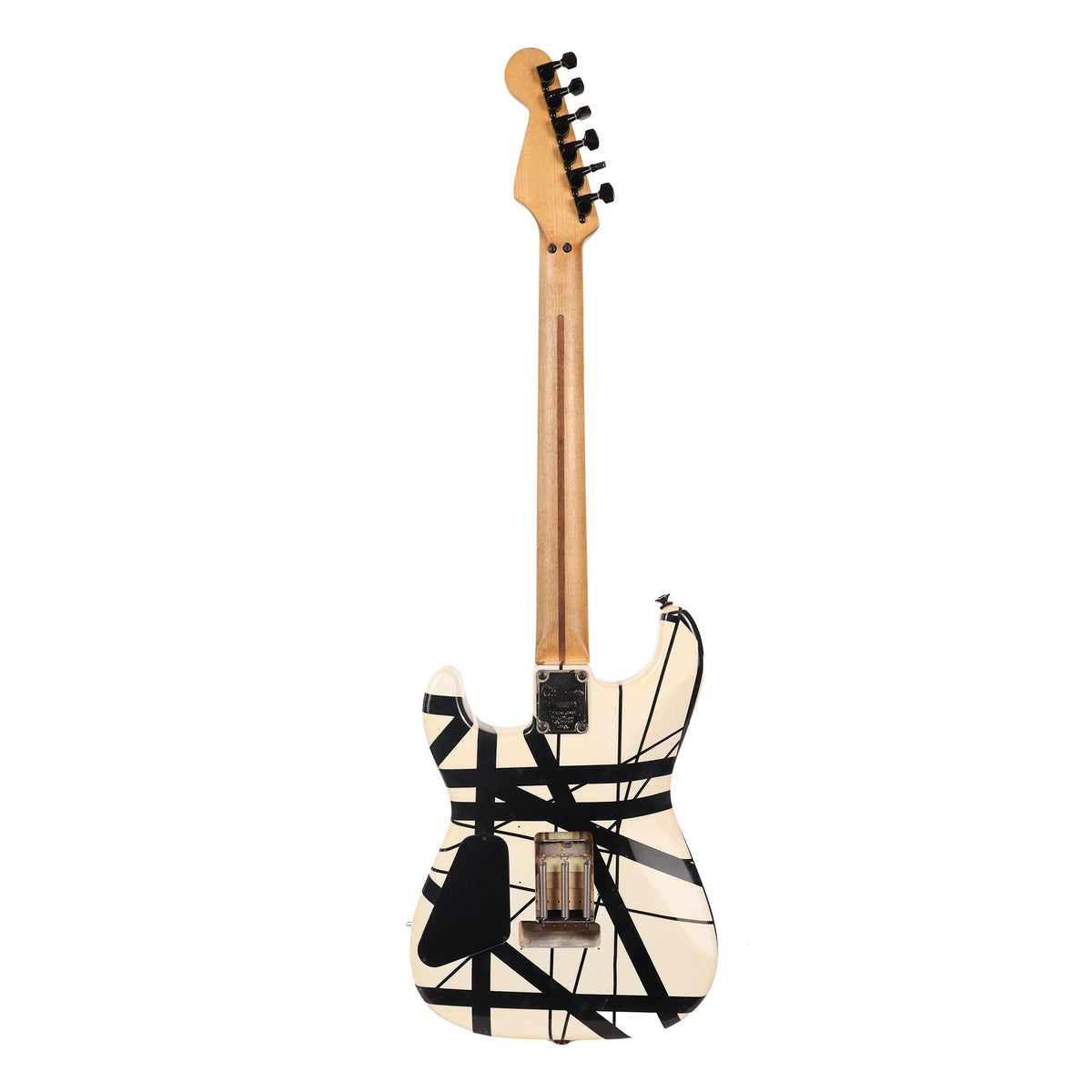1983 Charvel Black and White Striped Guitar — 3