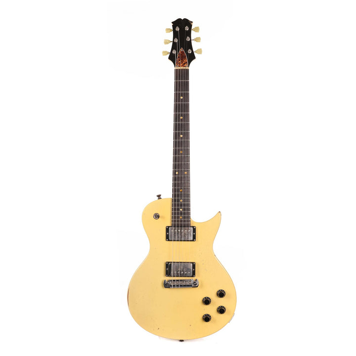Moollon Custom Built Single Cut Yellow Finish Electric Guitar 2014