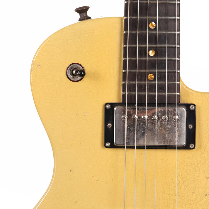 Moollon Custom Built Single Cut Yellow Finish Electric Guitar 2014