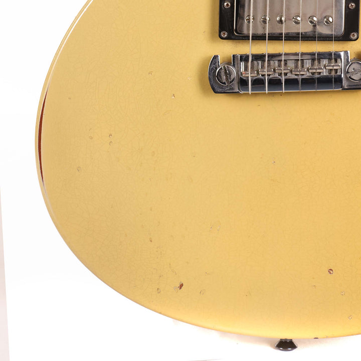 Moollon Custom Built Single Cut Yellow Finish Electric Guitar 2014