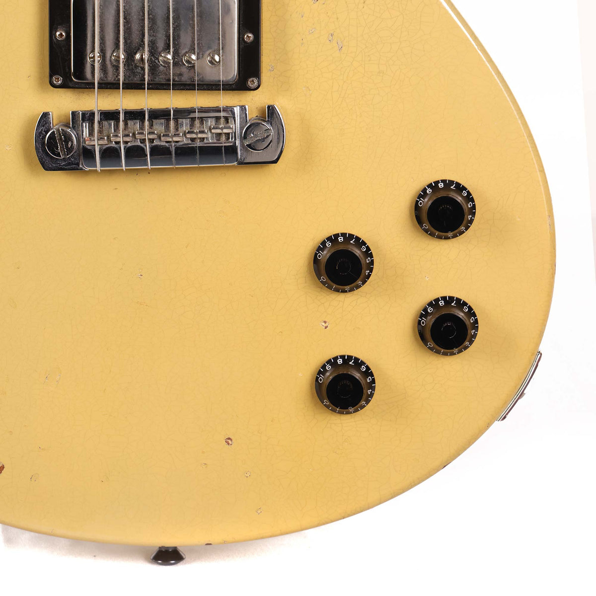 Moollon Custom Built Single Cut Yellow Finish Electric Guitar 2014 — 8