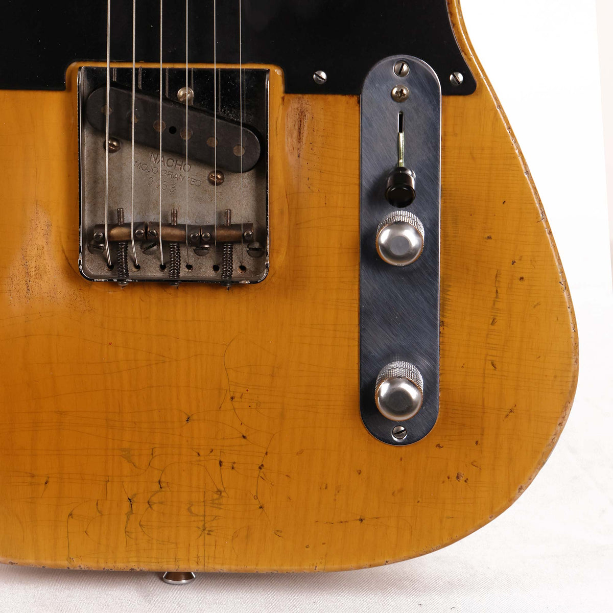Nacho Guitars Blackguard Guitar Butterscotch Blonde Used — 5