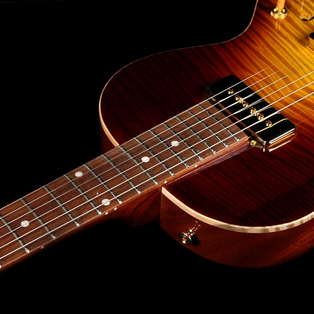 B&G Guitars Little Sister Electric Guitar Tobacco Burst — 8