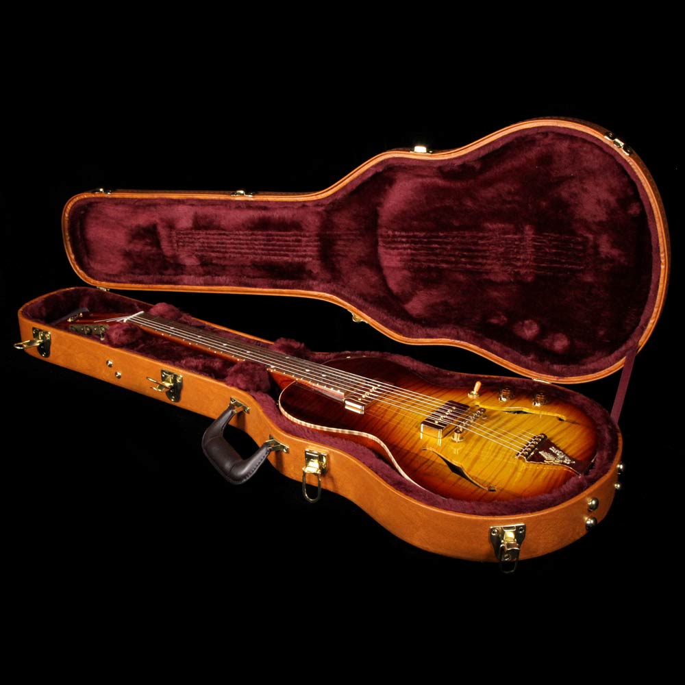 B&G Guitars Little Sister Electric Guitar Tobacco Burst — 10