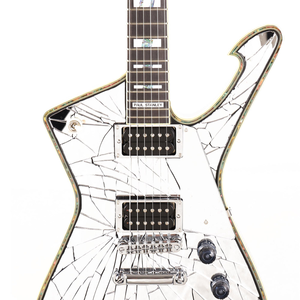 Ibanez PS1CM Paul Stanley Signature Acrylic Cracked Mirror — 4