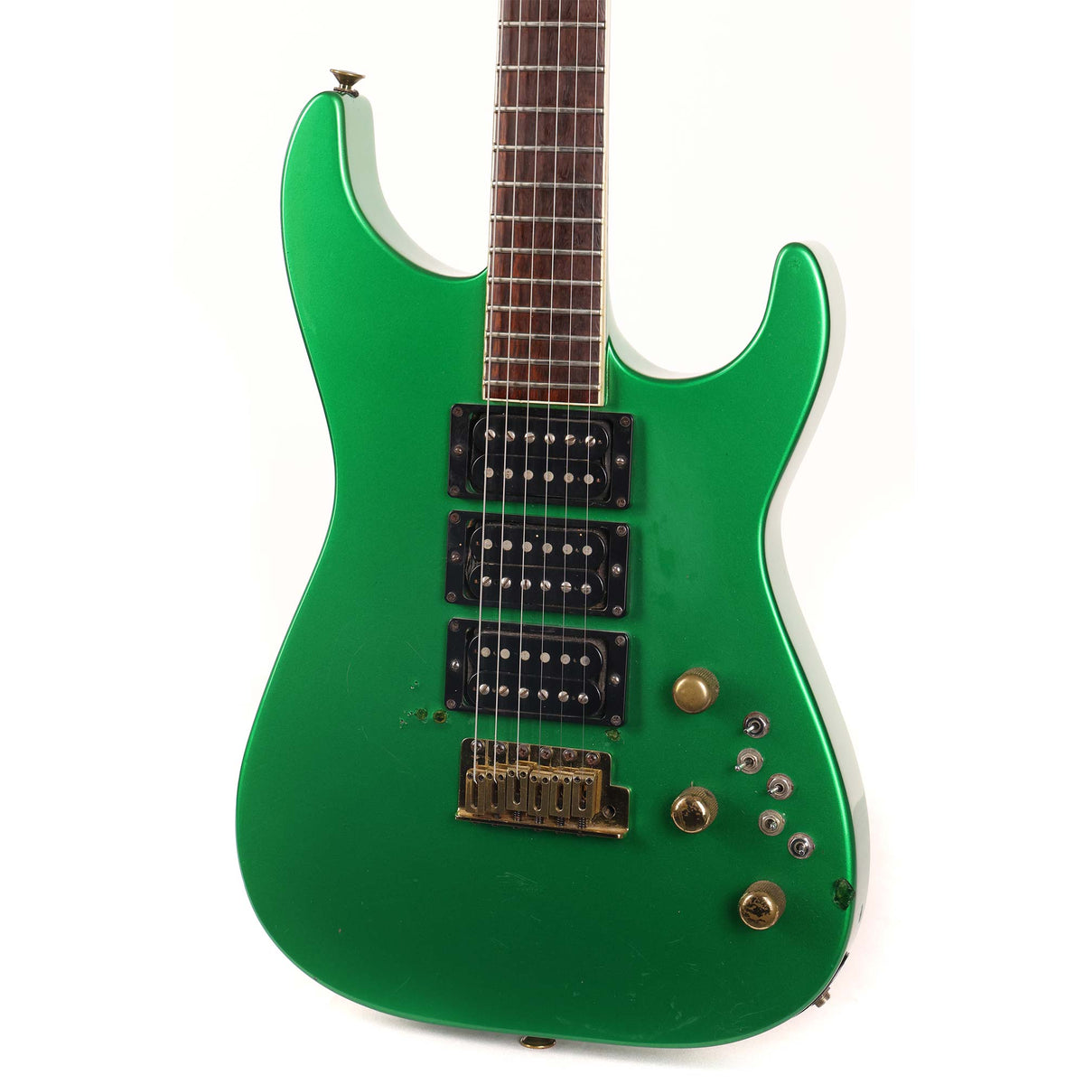 1981 Jackson Pre-Production Soloist Prototype Green — 4